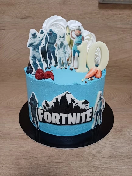 Dětský dort bez potahu